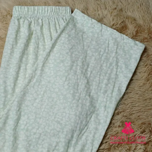 Knit cotton pant